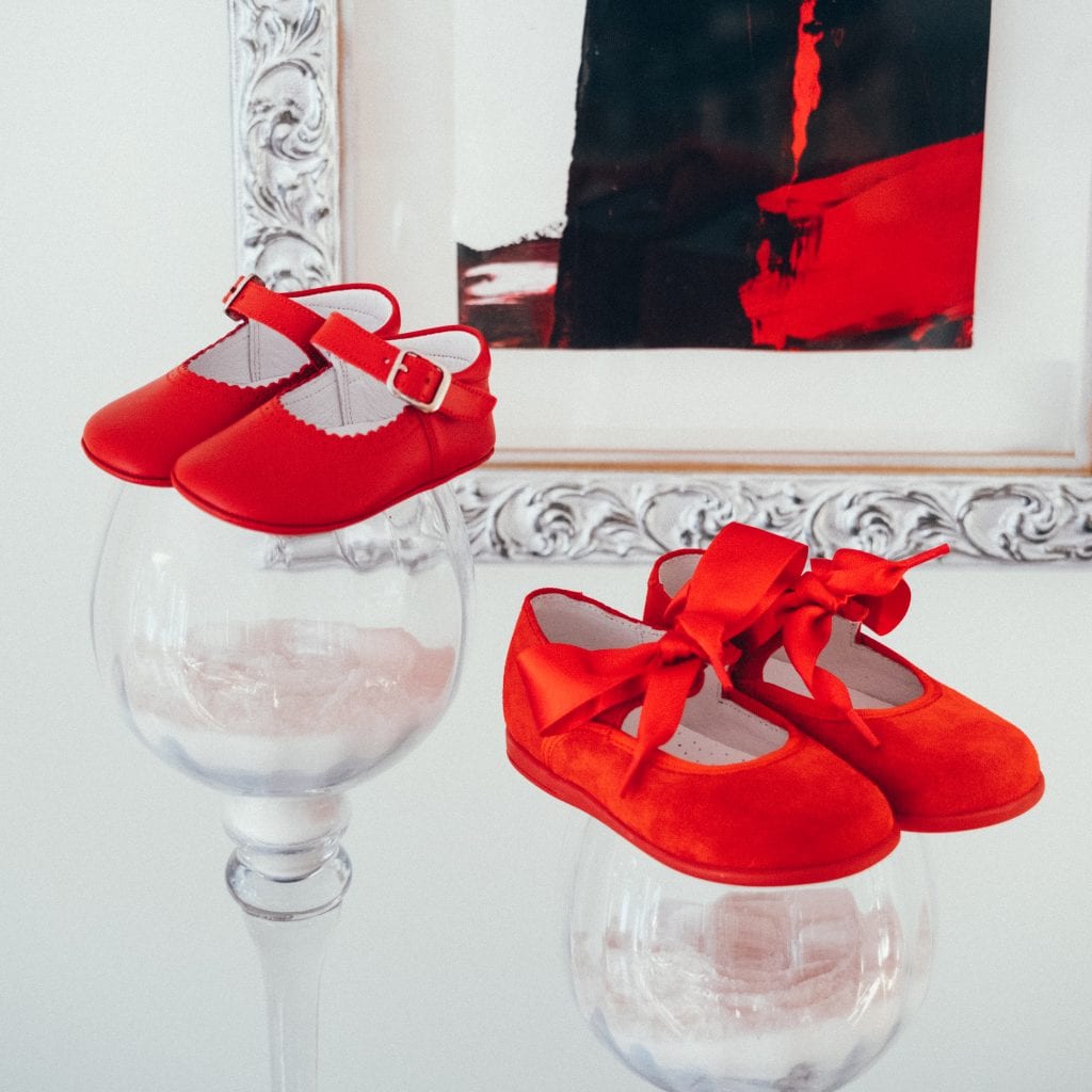Zapatos niña rojo