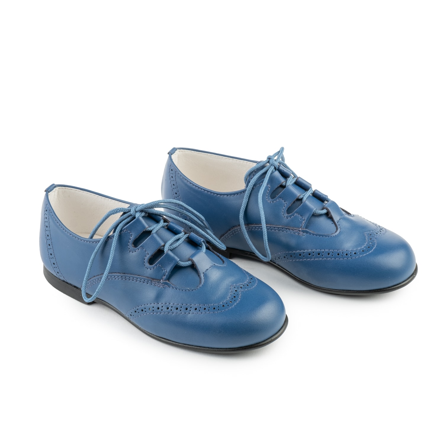 Zapatos inglesitos piel azulon Biguel