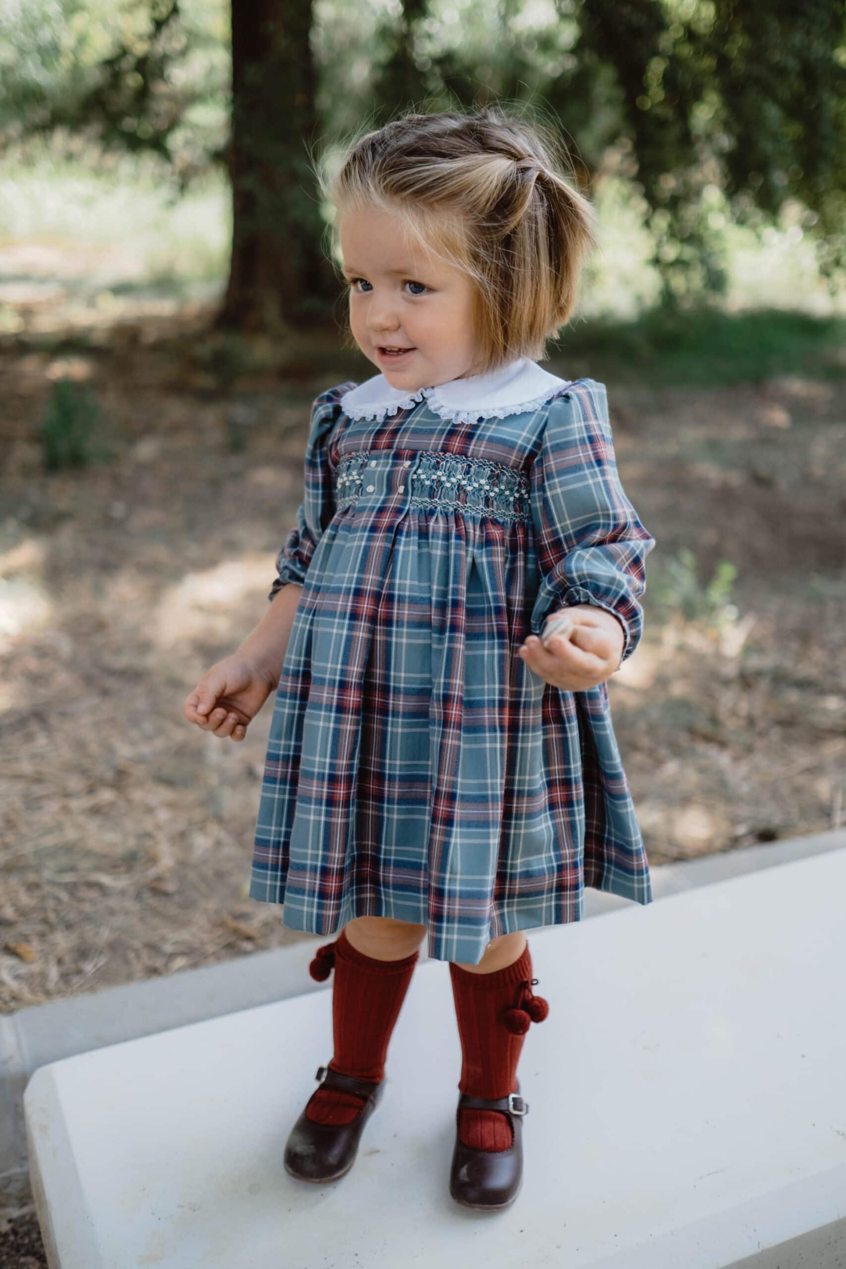 Merceditas piel burdeos zapatos niña fabricados en España Biguel