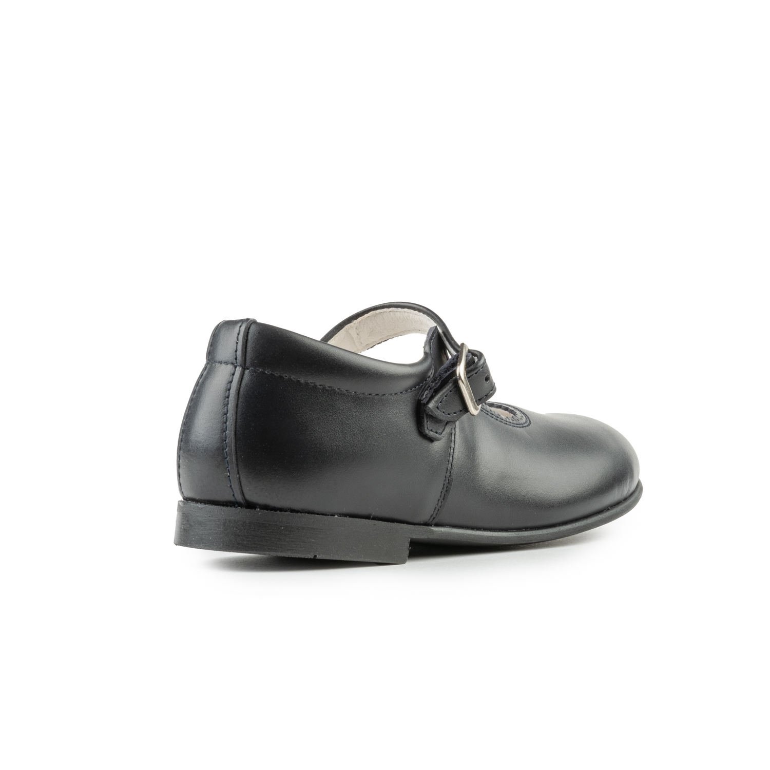 Zapatos Niña Merceditas Piel Azul Marino
