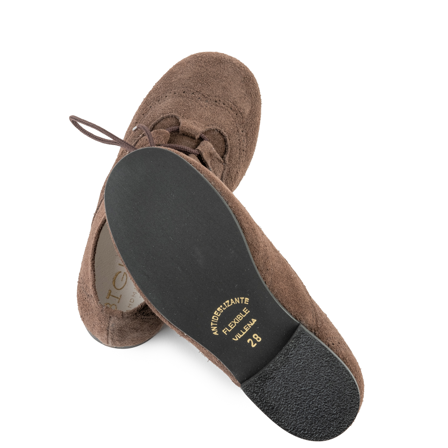 Zapatos inglesitos ante marrón Biguel