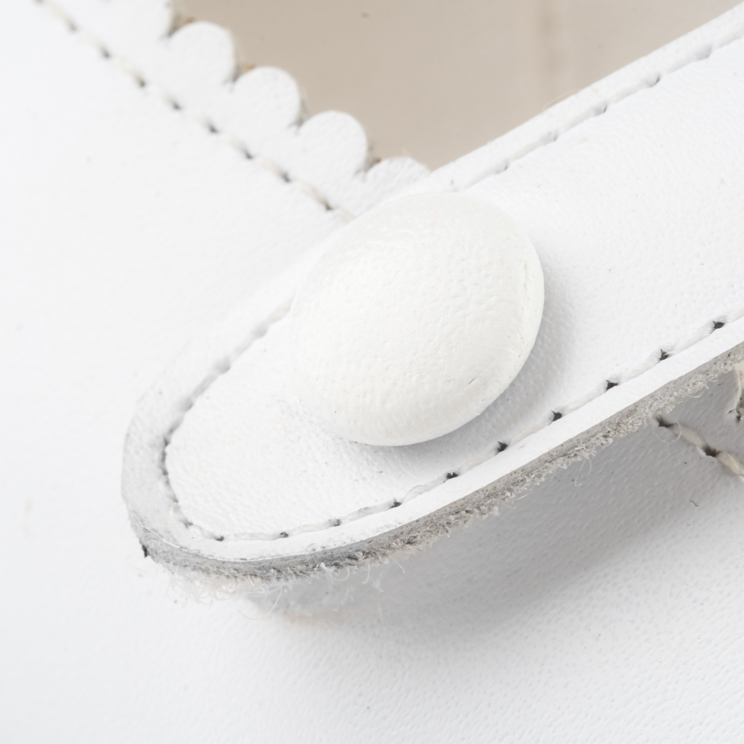Zapatos Niña Francesita piel Blanco Biguel