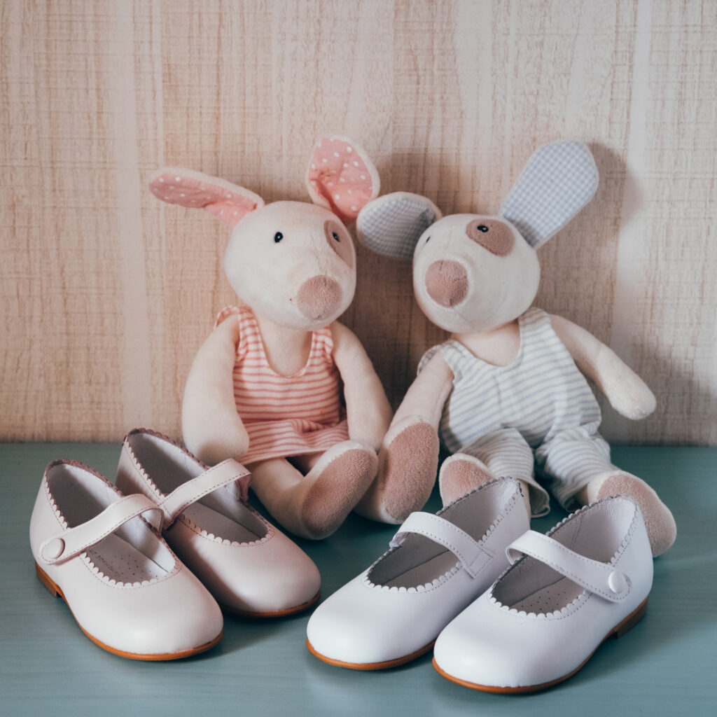 Zapatos Ni&ntilde;a Francesita piel Rosa Biguel