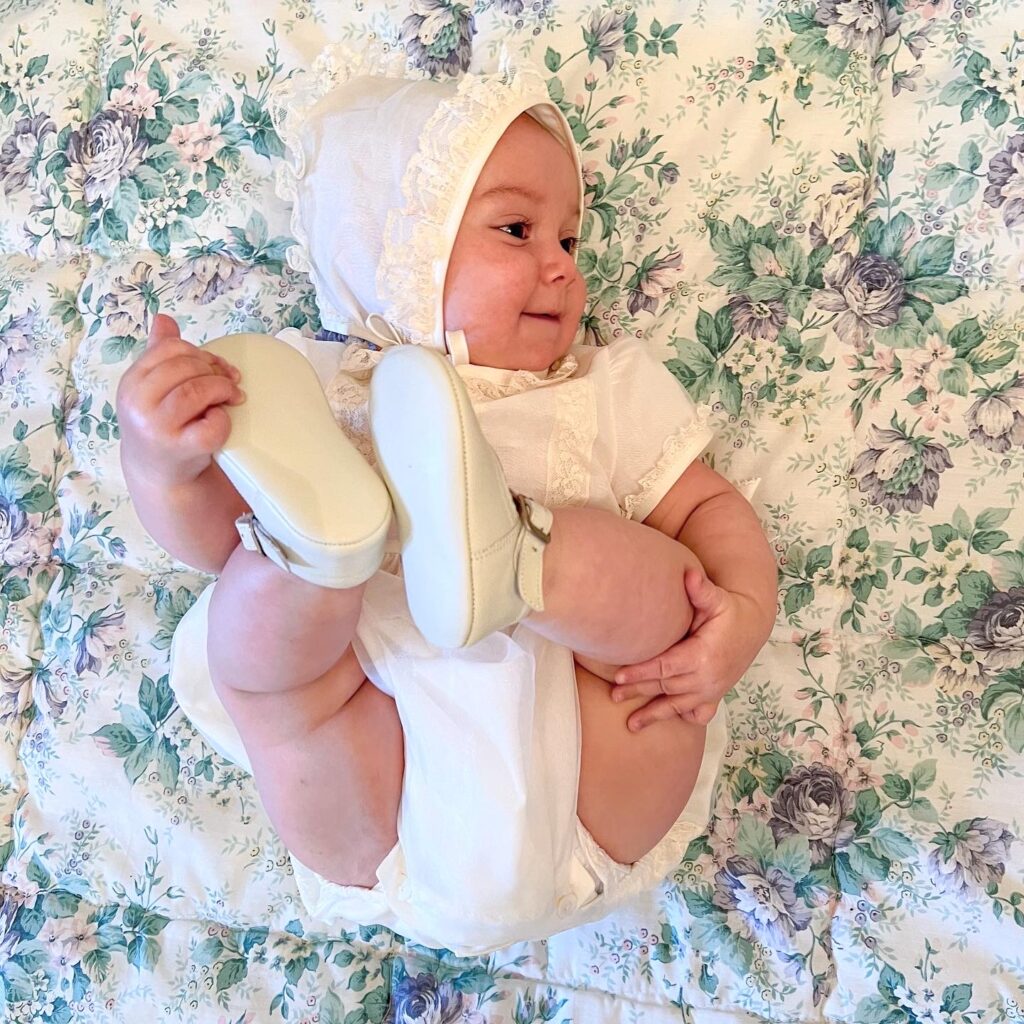 Zapatos mercedita bebe piel sin suela Biguel