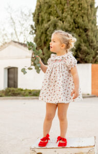 Bailarinas de ante con lazo de raso zapatos para ceremonia para bebe y ni&ntilde;as de arras fabricados en Espa&ntilde;a BIGUEL
